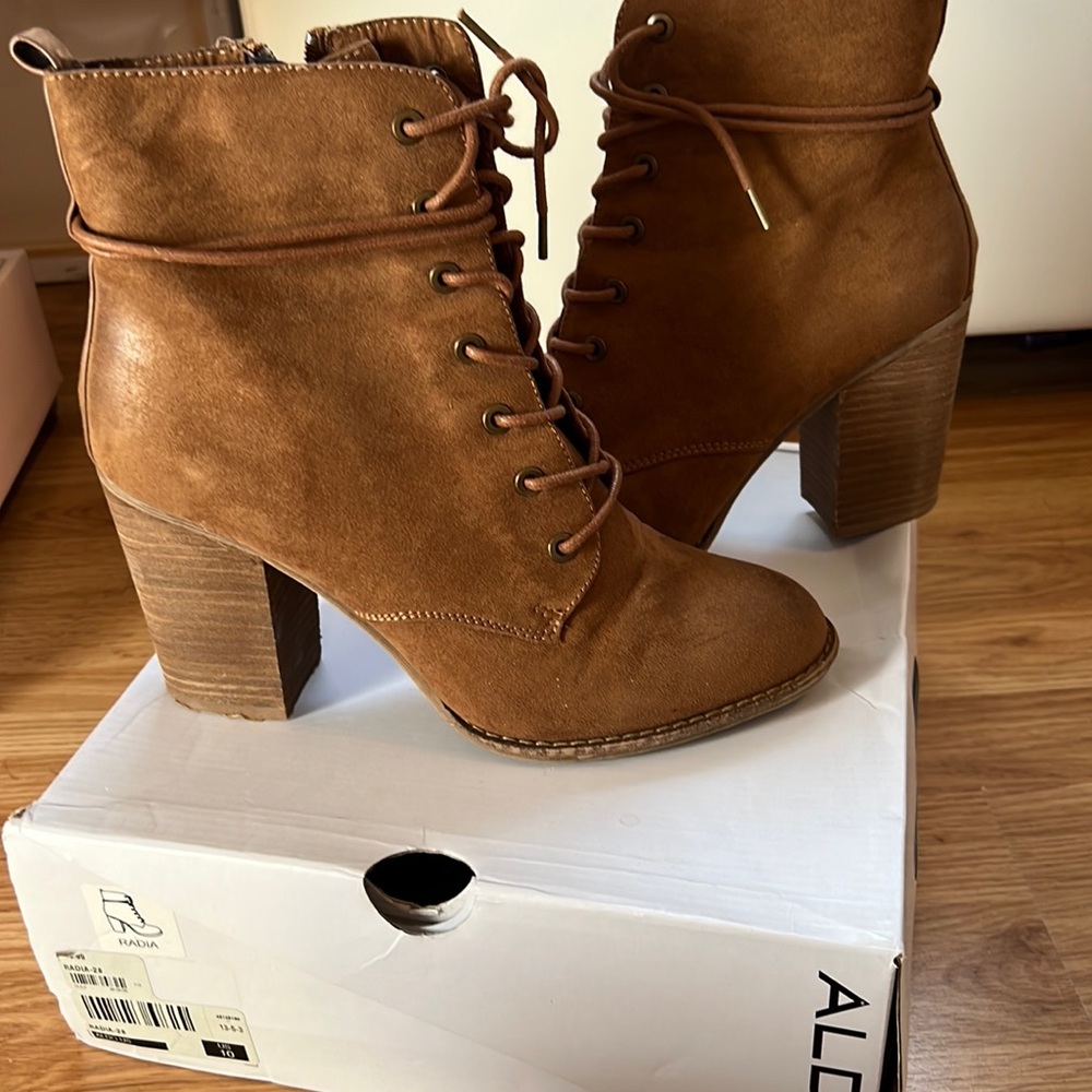 Aldo- Brown Booties